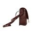 Kaia Small Satchel Croc-Embossed, side view